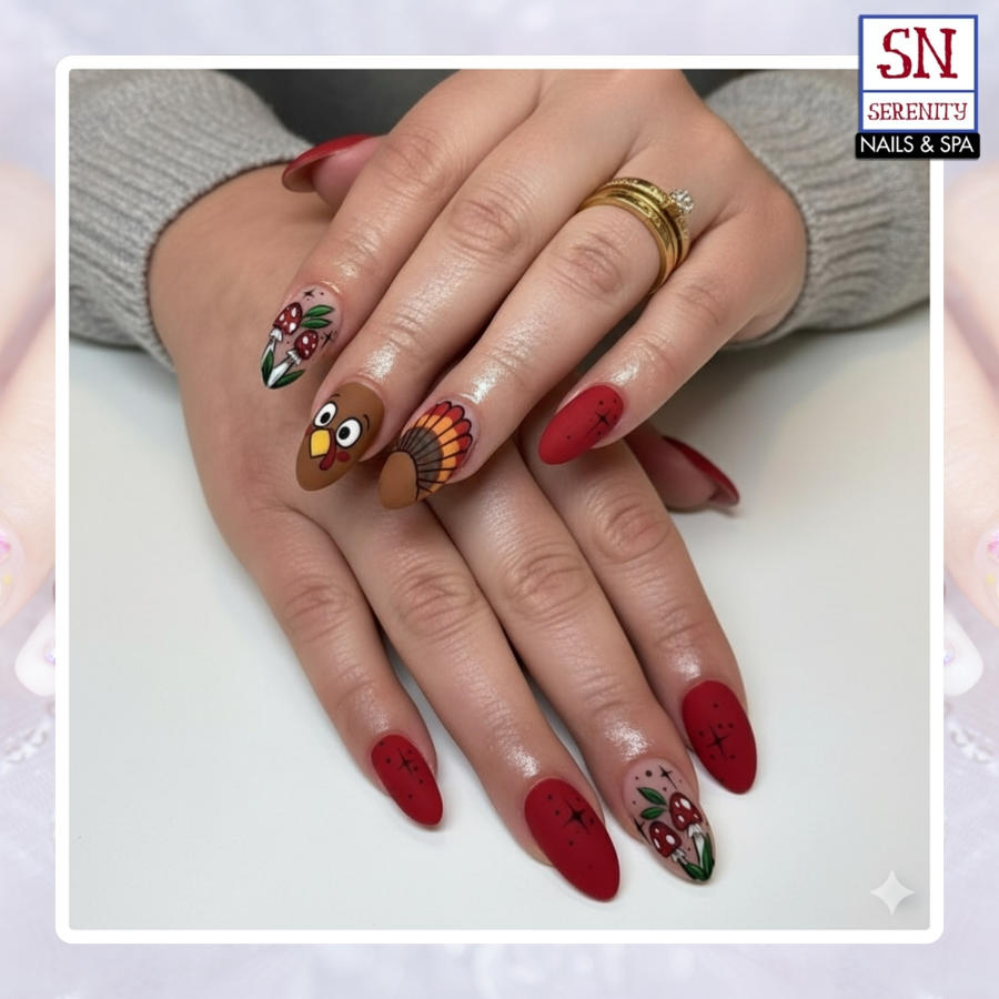 Thanksgiving nail design